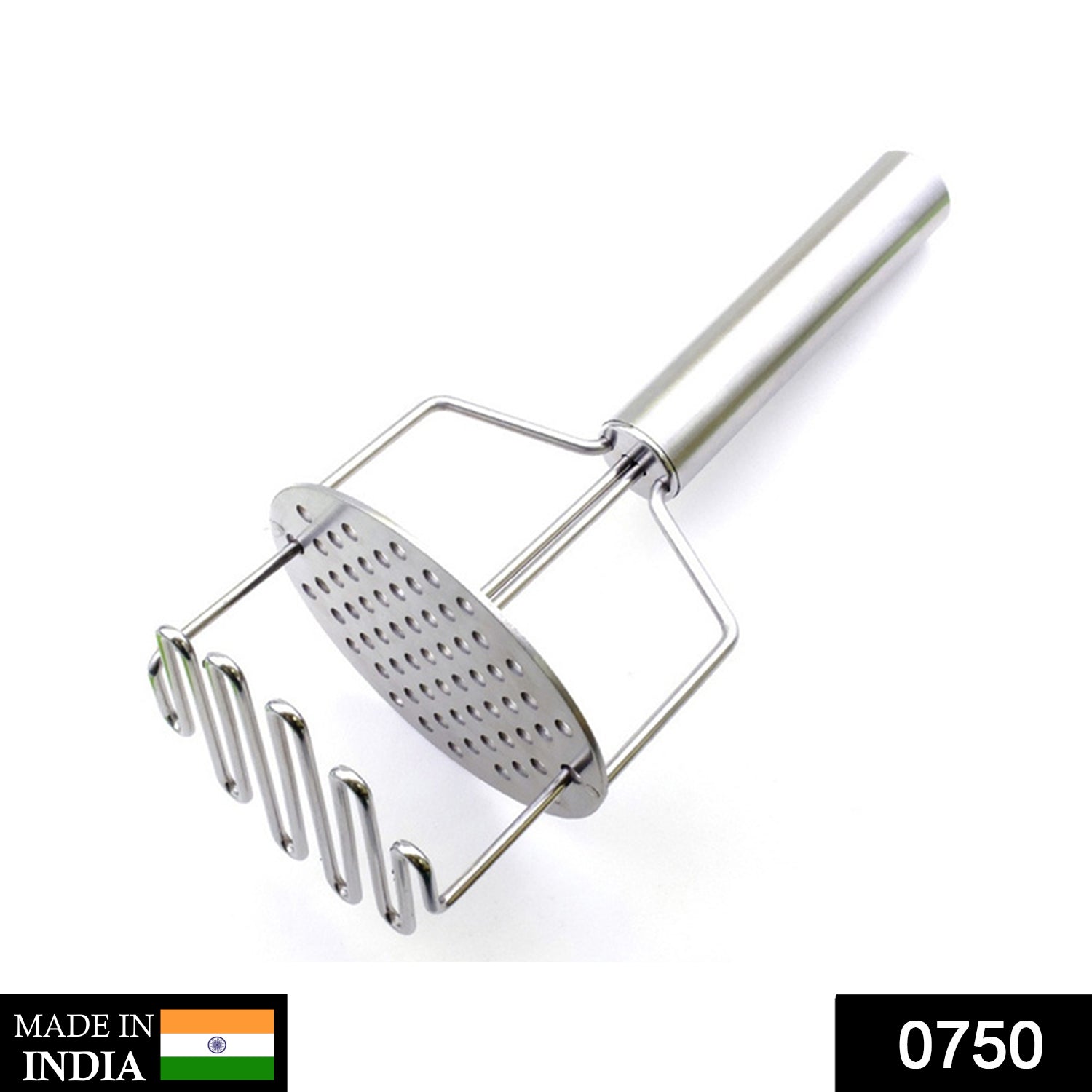 0750_Stainless Steel Hand Masher (Mash for Dal/Vegetable/Potato/Baby Food/pav bhaji DeoDap 0750_Stainless Steel Hand Masher (Mash for Dal/Vegetable/Potato/Baby Food/pav bhaji DeoDap